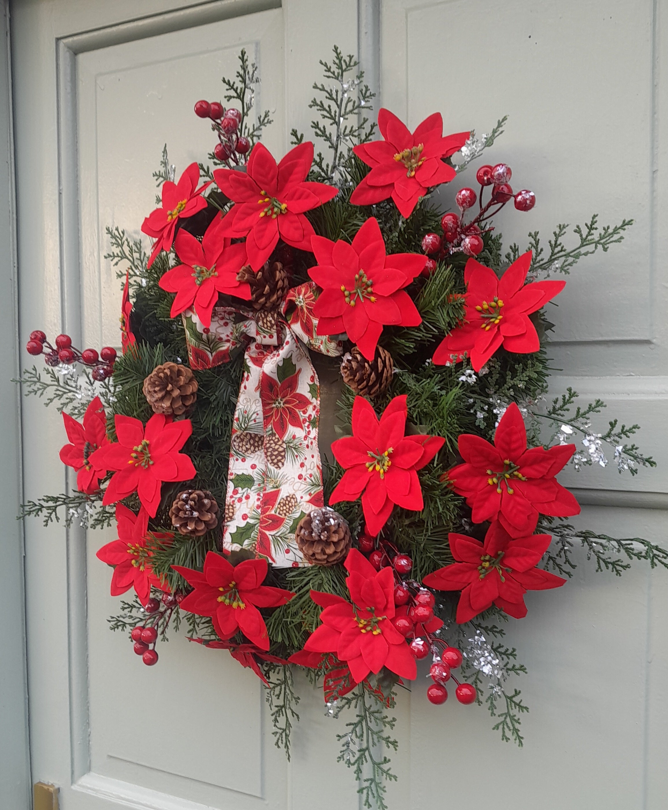 "XL Red Poinsettia 65cm"