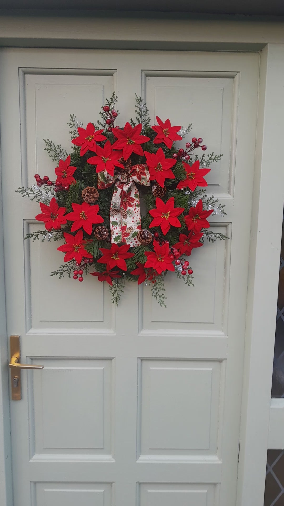 "XL Red Poinsettia 65cm"